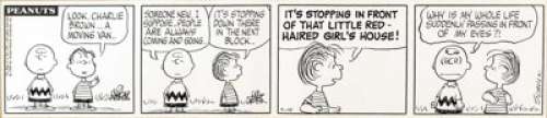 Charles Schulz - Peanuts Daily Comic Strip Original Art, dated 7-14-69 (United Features Syndicate, 1969). When it - | Heritage