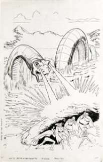 Win Mortimer - Battle of the Planets Cover Original Art, Group of 3 (Whitman, 1979). The G-Force battle three -