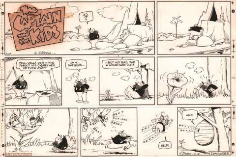 Dirks, J / Dirks, R | 2 original pages  - The Captain and the Kids (1964/1968) | Catawiki