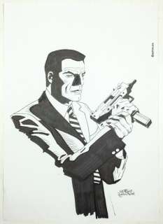 Zaniboni, Sergio | Original drawing  - Ginko  - Diabolik  - (2000) | Catawiki