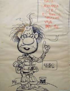 364. FONT (Alfonso, né en 1946). Dessin original. 1981. Grand dessin… | misc / divers