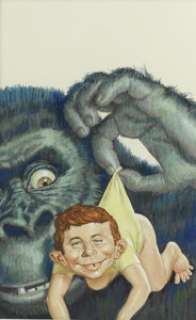 Norman Mingo Son of Mad #7 Cover Painting Original Art Cover (EC, 1979).  Even the imposing King Kong is - | Heritage