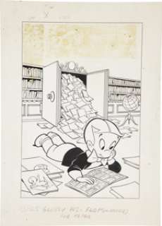 Warren Kremer Richie Rich #14 Cover Original Art (Harvey, 1962). Richie Rich keeps his most valued -