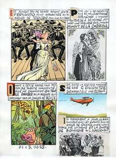 De Moor, Johan - 1 Original colour page - La Vache - 1996 | Catawiki