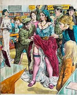 GUIDO BUZZELLI - 1 Original colour drawing - Menelik - 1972 | Catawiki