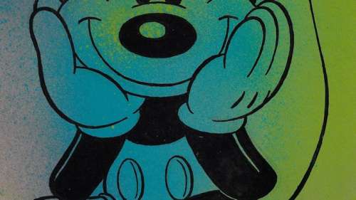 Millet - 1 Original drawing - Mickey Mouse - Vintage Style | Catawiki