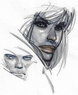 Giménez, Juan - Studio des personnages - Preliminary Colour Page - JG Legacy - Official Stamp | Catawiki