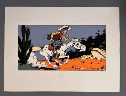 Morris - 1 sérigraphie - Lucky Luke - Archives Internationales | Catawiki