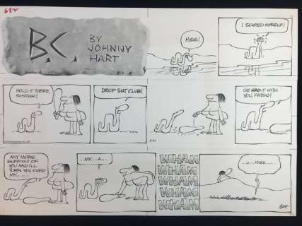 Hart, Johnny - 1 Original page - B.C. - Hiss! I Scared Myself! - 1971 | Catawiki