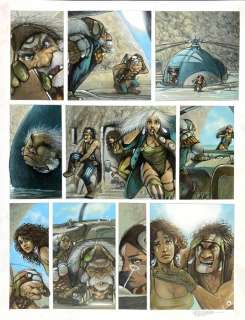 Frezzato, Massimiliano - 1 Original colour page - I Custodi del Maser 4 - La Torre di Ferro - 2000