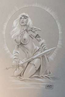 De Luca, Giuseppe - 1 Original drawing - Pin Up | Catawiki