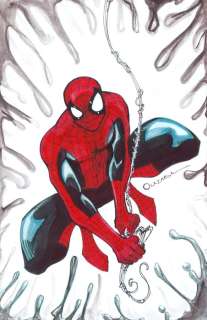 Victor Olazaba - Spider-Man - Original Drawing - Hand Signed | Catawiki