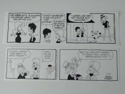Frank Ridgeway - 2 Original page - King Features - Mr Abernathy - 1981 | Catawiki