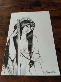 Ferniani, Federico Carlo - 1 Original drawing - La Voie du sabre - Geisha - 2022 | Catawiki