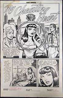 SECRET ROMANCES (1951-55) #11 Splash Page | ComicConnect