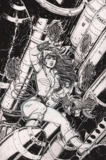 Joyce Chin - Wonder Woman Bombshell Style Done For Dc - 2012 Signed