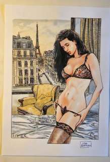 Raimondo, Luca - 1 Original colour drawing - Paris - 2024 | Catawiki