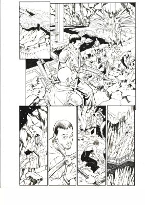 Mariano Taibo | Captain America 15, page 1 | NRisso Art