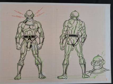 Magnus - 1 Original drawing - Necron | Catawiki