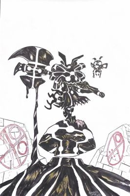 John Bivens | John Bivens: Malevolent #4 Cover C | Panel Punk Comics Originals