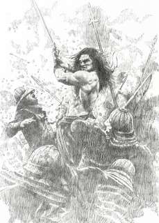 Conan the Barbarian - Original Pencil Drawing by Maren | Catawiki