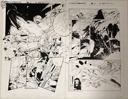 Mark Pajarillo - X-Force Youngblood 1 - Double Page Spread