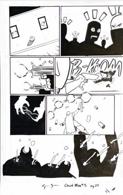 Raymar Brunson | Raymar Brunson - Ghost Man- Issue#3 Page# 29 | Panel Punk Comics Originals
