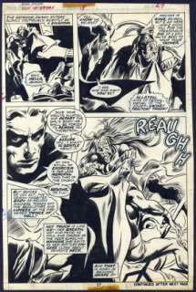 Gene Colan - MARVEL SPOTLIGHT (1971-77; 1979-81) #18 Half Splash | ComicConnect