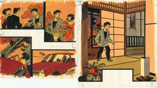 Ben Radis - 2 Original colour page - Triade | Catawiki