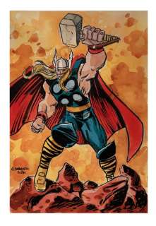 Caracuzzo, Giancarlo - 1 Original colour drawing - Thor - 2024 | Catawiki