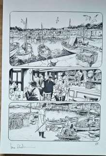 Raimondo, Luca - 6 Original page - Carnacki - "La chambre grise" - 2024 | Catawiki