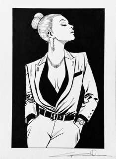Candita, Giuseppe - 1 Original colour drawing - Diabolik - L’eleganza di Eva - 2024 | Catawiki