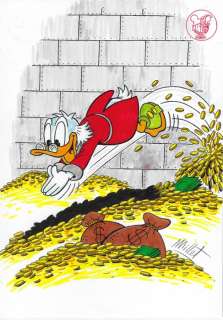 Millet - 1 Original colour drawing - Uncle Scrooge - 2024 | Catawiki