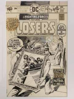 Kubert. Our Fighting Forces Cover Art #164. | Weiss Auctions