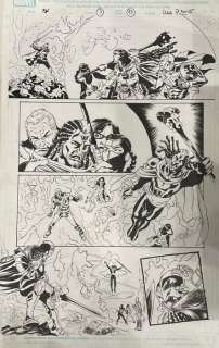 Luca Pizzari (Pencil + Inks) - 1 Original page - Black Knight - Black Knight #3 page 13