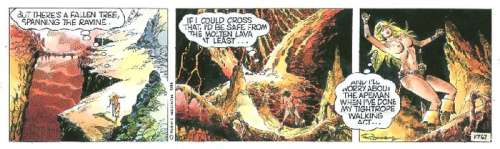 Romero, Enrique Badã­a | Original strip (no. 1767)  - Axa  - The Castaway  - (1984) | Catawiki