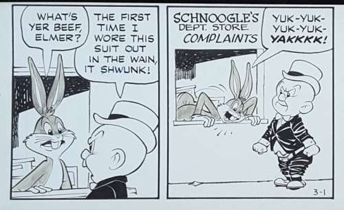 Ralph Heimdahl - 1 original strip art - Bugs Bunny - 1972 | Catawiki