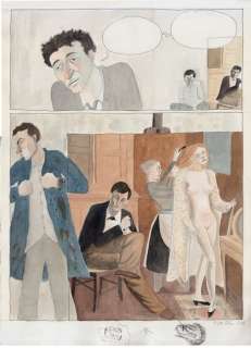 Alba, Tyto - 1 Original colour page - Balthus - 2018 | Catawiki