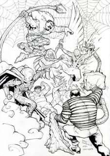 Domenech, Sergi - Amazing Spider-Man Annuel #6 - Tribute to John Romita Sr.- Original Ink Artwork - Hand Signed | Catawiki