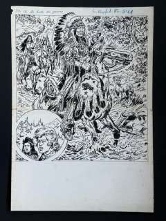 Frank Sels - 1 Original drawing - Silberpfeil Bastei 541 - Das Duell der Häuptlinge | Catawiki