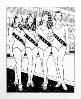 Baldazzini, Roberto - 1 Original page - Ines “La ragazza pneumatica” - 2002 | Catawiki