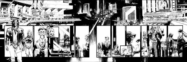 Sean Murphy | The Last Driver, Volume 1, Page 16-17 - Original Artwork by Sean Murphy | Pulp’s Art