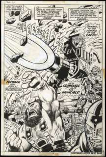 Buscema, John - THOR (1966-96; 2009-11) #211 Splash Page | ComicConnect
