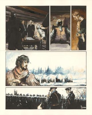 Bernard Vrancken | Chapitre I, planche originale n° 04 - Nouvelle France | Daniel Maghen