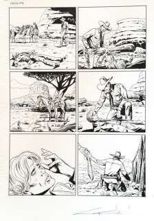 Candita, Giuseppe - 2 Original page - Tex Willer Color - #18 "Sulla pista per Prescott" - 2020 | Catawiki