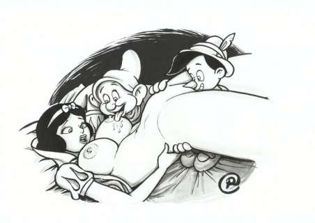Ramis - 1 Original drawing - Snow White and Pinocchio: Great pleasure | Catawiki