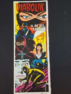 Camarda, Larry (Attilio) - 1 Original colour drawing - Diabolik - L’inizio del mito - 2025 | Catawiki