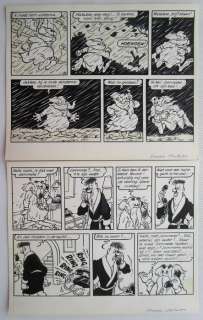 Nys, Jef - 1 Original page - Jommeke 31 - Knappe Mataboe - 1967 | Catawiki