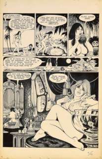 PICHARD & WOLINSKI - PICHARD & WOLINSKI PAULETTE Planche originale Ã  l‘encre de chine issue