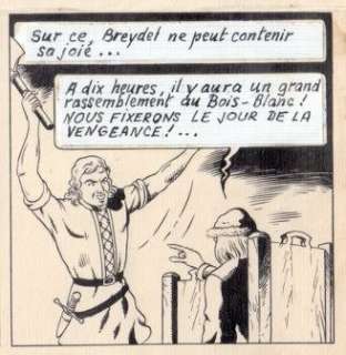 De Moor, Bob - 1 Page originale + album de luxe - De Leeuw van Vlaanderen / Le Lion de Flandre - (p.41) - 1949 | Catawiki